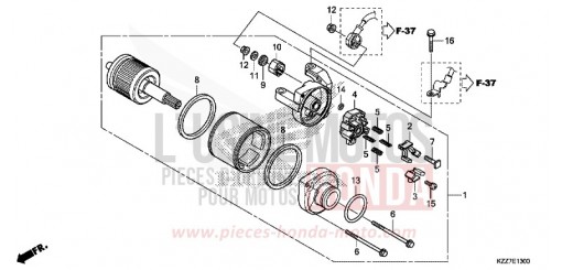STARTER MOTOR CRF250RLAK de 2019